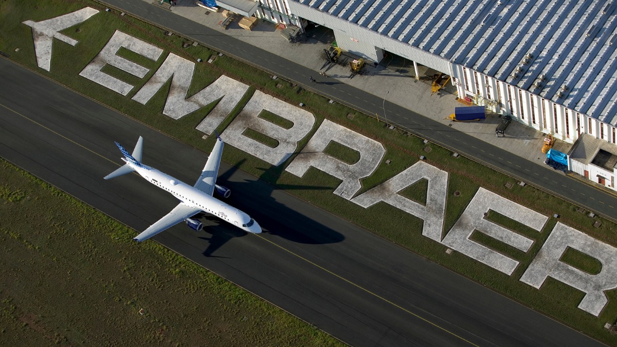 embraer entrega aeronaves