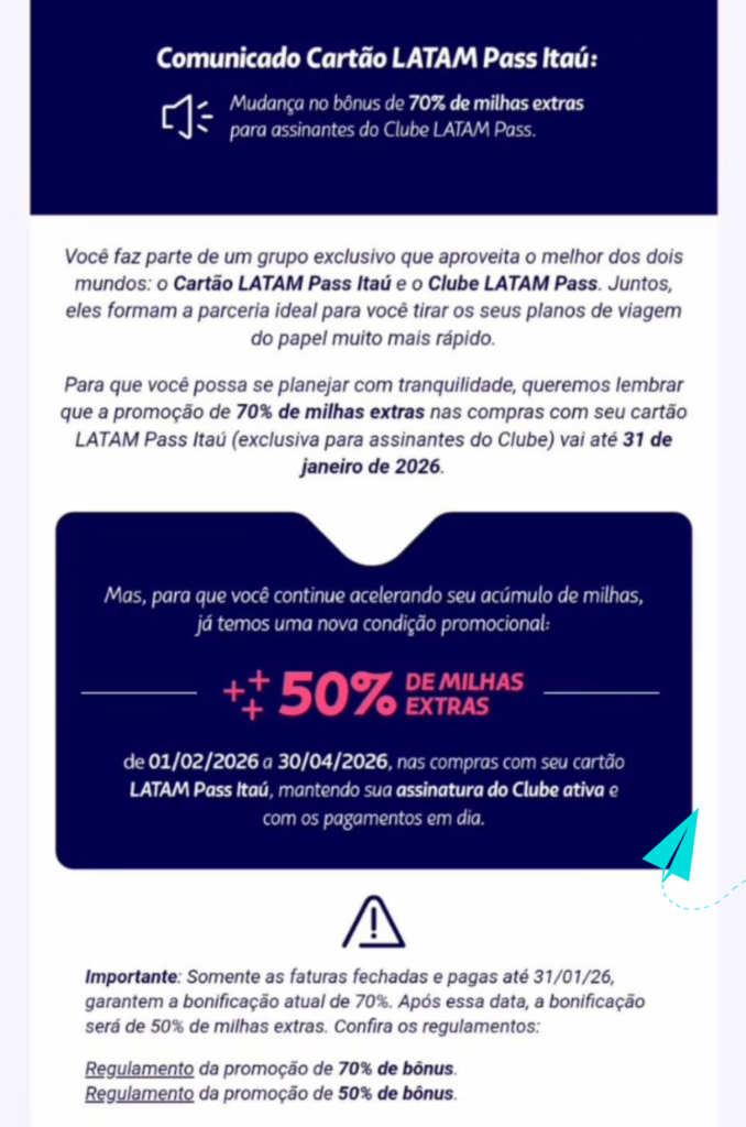 latam pass itaú