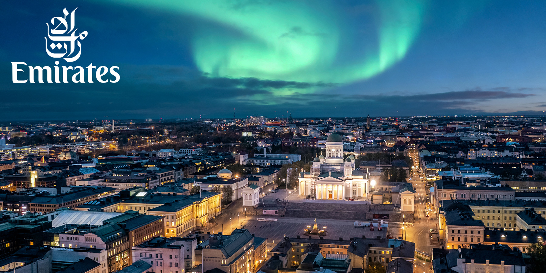 emirates aurora boreal finlândia