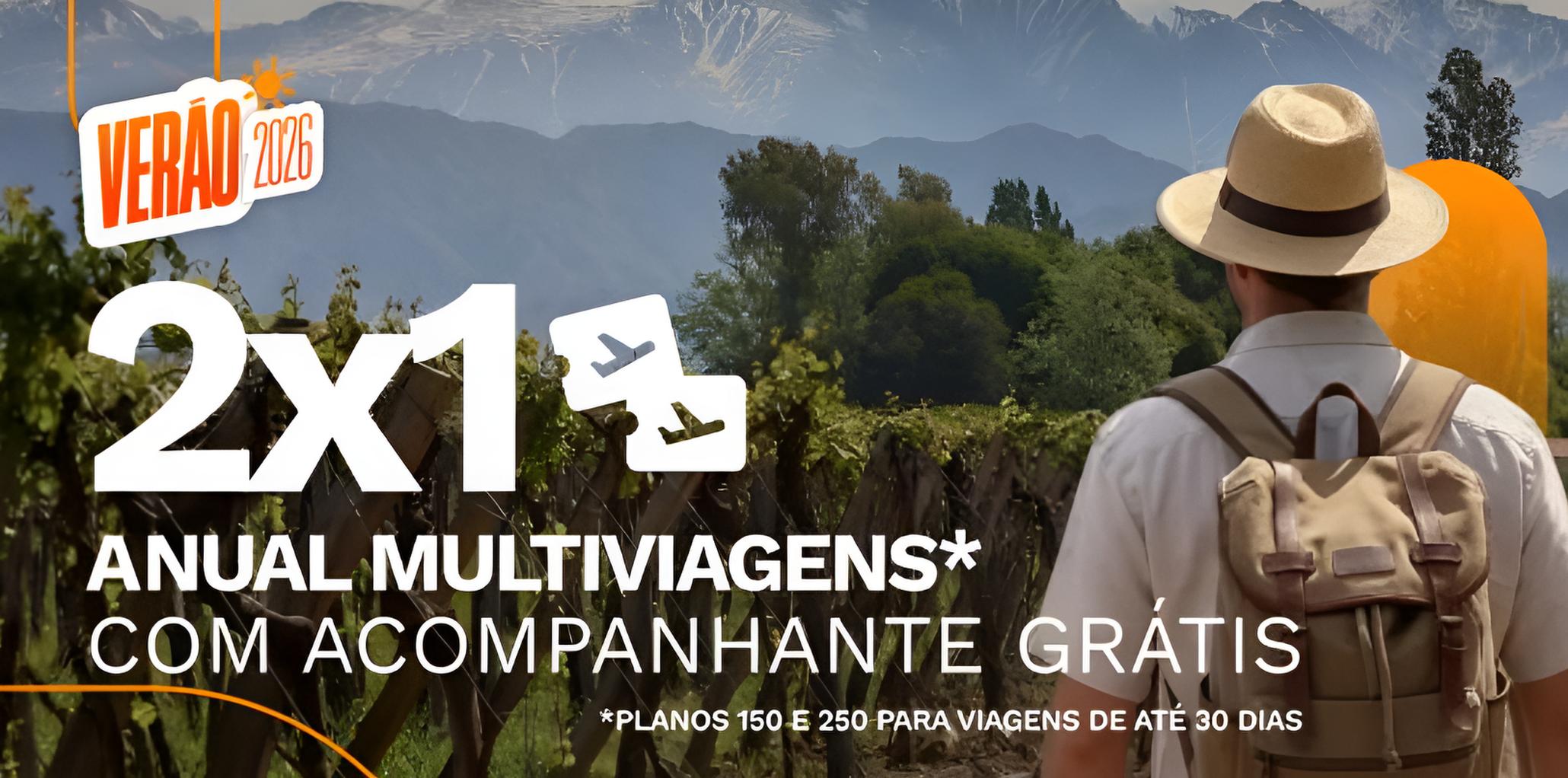 Verão 2026! Viaje em dobro com a Assist Card e ganhe até 60% OFF