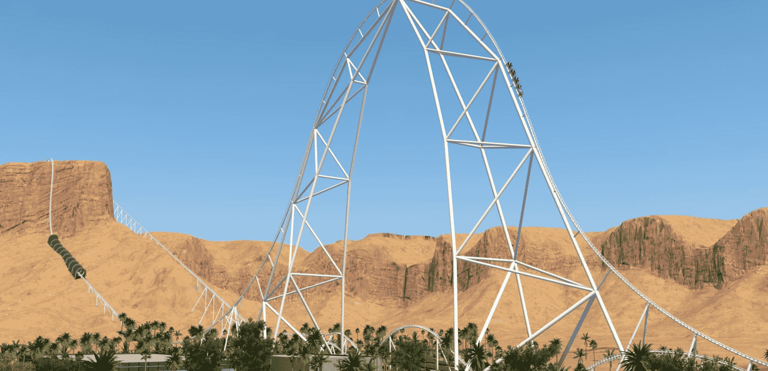 A montanha-russa que coloca a Arábia Saudita no topo dos recordes mundiais