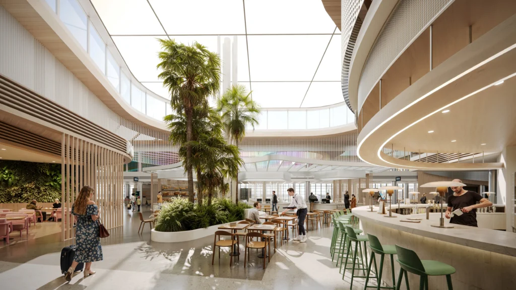 mesa, móveis, lobby, design de interiores, cadeira, Shopping, planta doméstica, interno, centro comercial, teto, piso, compras, pessoas, planta