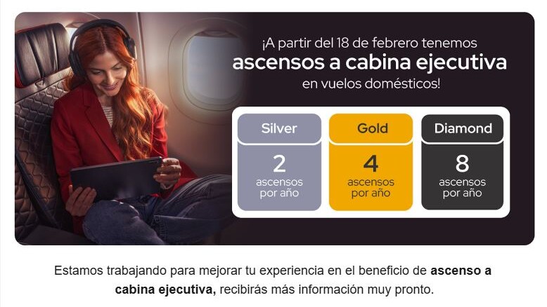avianca upgrade de cabine