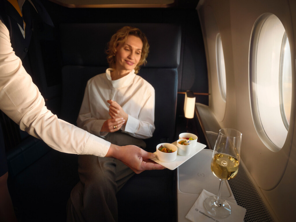 Lufthansa primeira classe