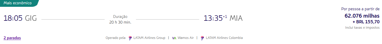 Alerta de passagens PPV! Veja trechos internacionais a partir de 35.742 milhas LATAM Pass