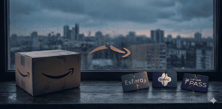 Último dia! Amazon encerra parceria para acúmulo de pontos na Esfera, LATAM Pass e Livelo