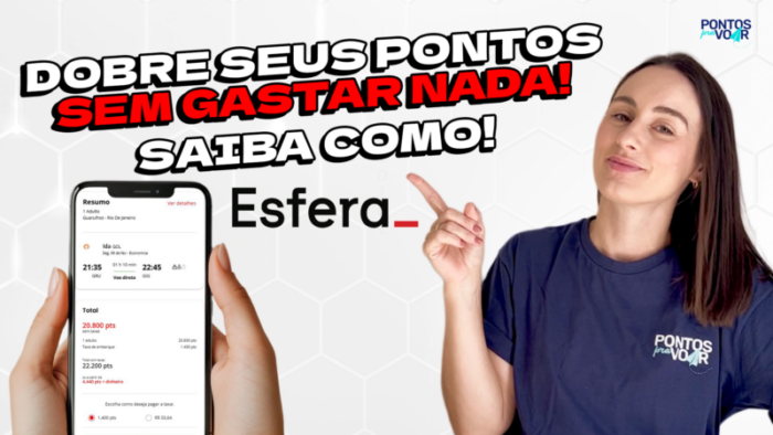 Tem vídeo novo no YouTube: Saiba como dobrar seus pontos Esfera sem gastar nada