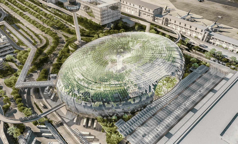 imagem Aeroporto Changi de Singapura Com Brasil de fora, confira os melhores aeroportos do mundo em 2026