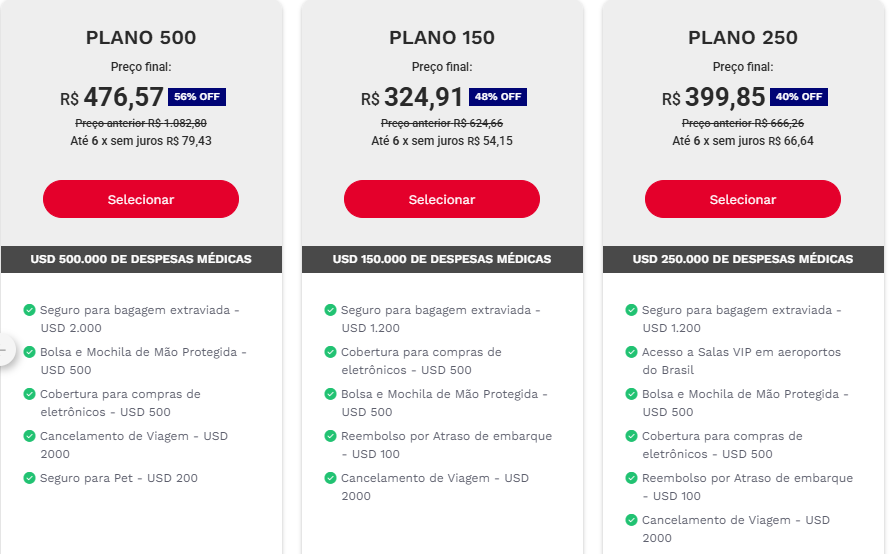 Viaje tranquilo e pague menos! Assist Card com até 56% OFF