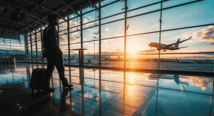 imagem pessoa no aeroporto Confira hotéis baratos ao lado do aeroporto com diárias a partir de R$ 158