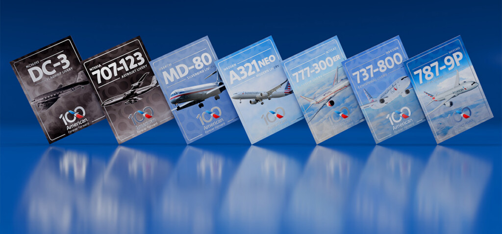 american airlines tradings cards