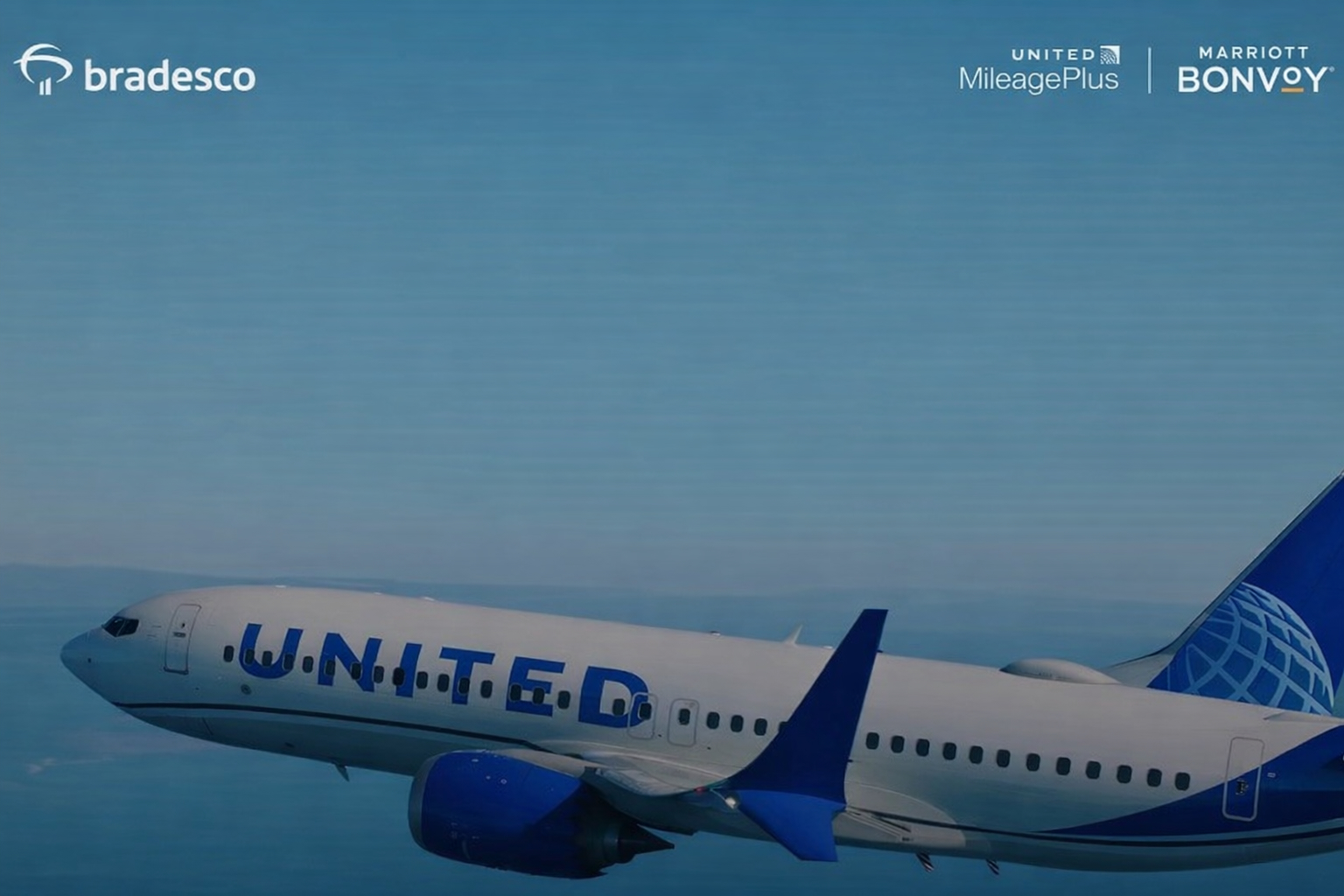 Bradesco, United e Marriott lançam parceria com cartão e programa de recompensas