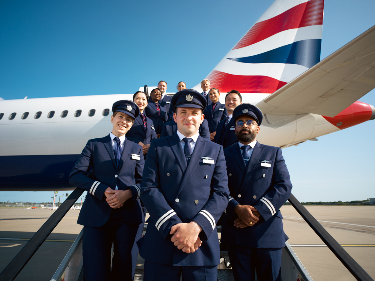 british airways tripulação