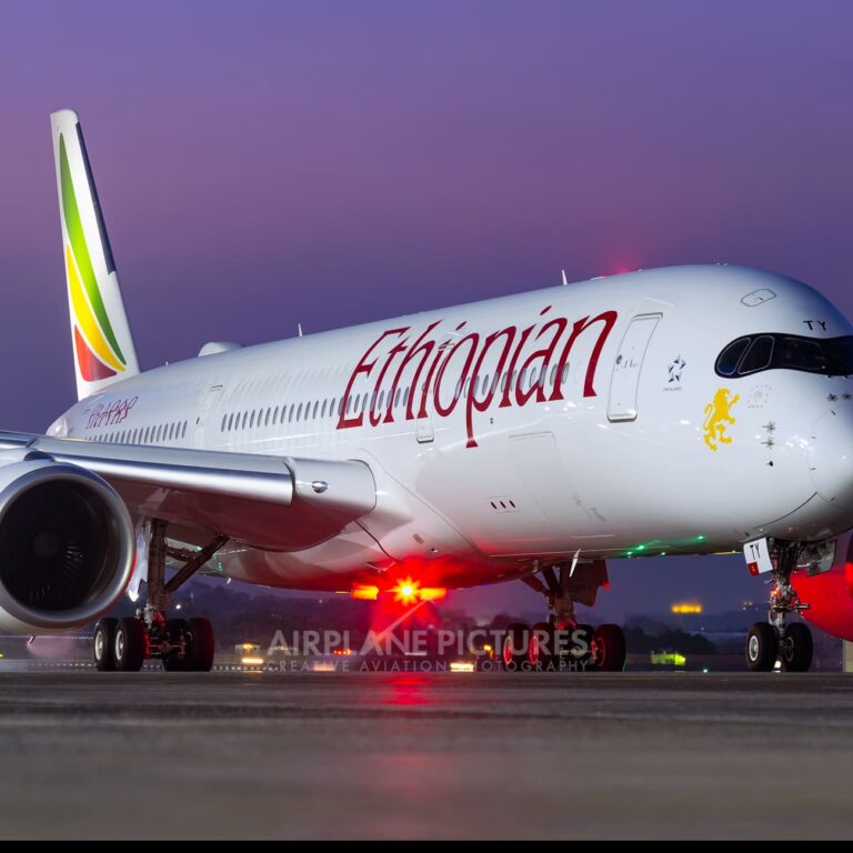 Ethiopian retoma voos com A350-900 para o Brasil