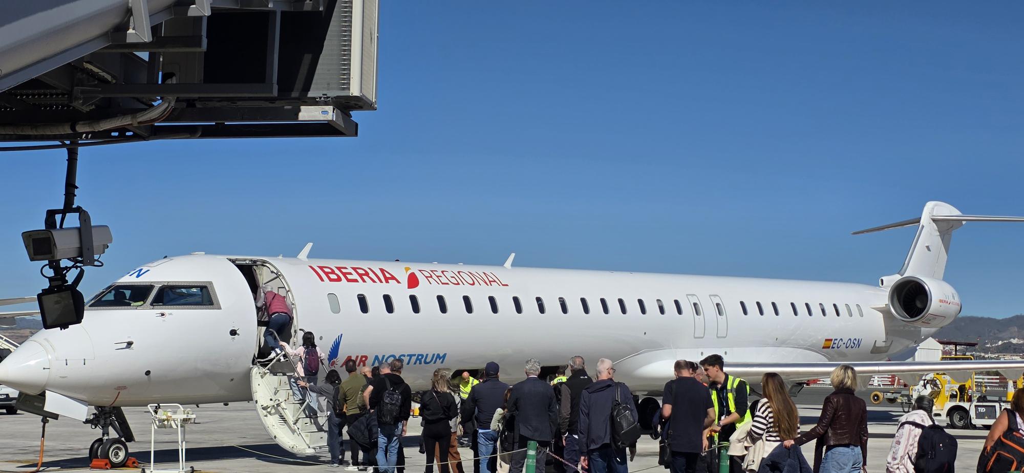 Compartilhando Emissões: Madri para Málaga voando em família com a Iberia