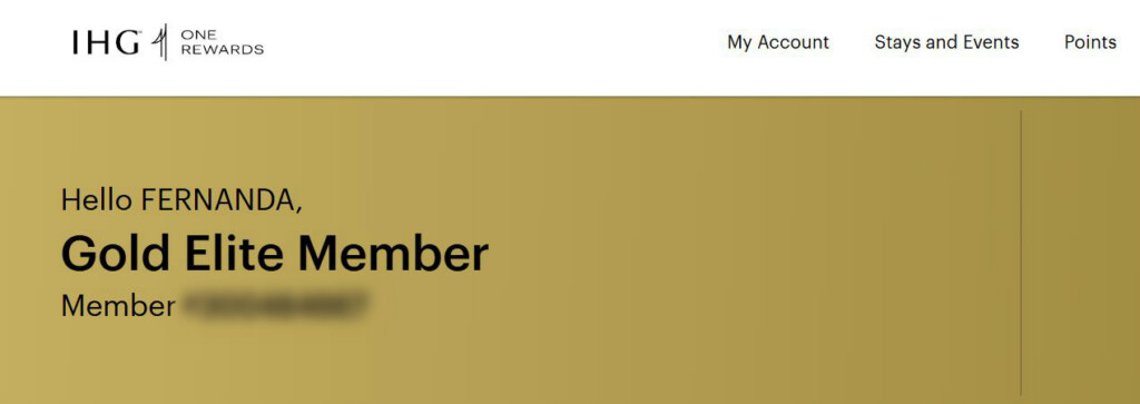 status gold elite igh one rewards