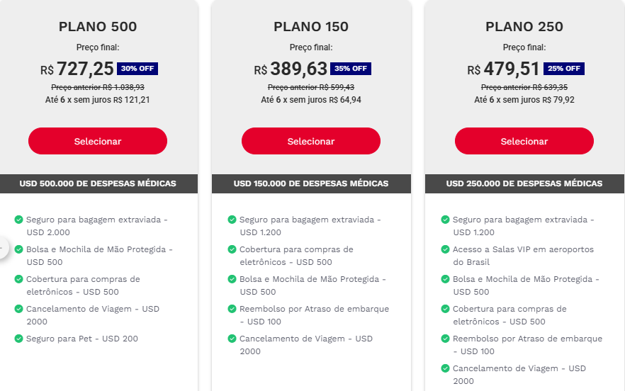 Tranquilidade e economia na sua viagem - Seguro Assist Card com até 35% OFF