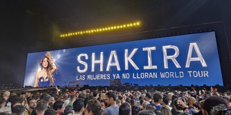 Como foi acompanhar o show da Shakira no espaço exclusivo do Santander