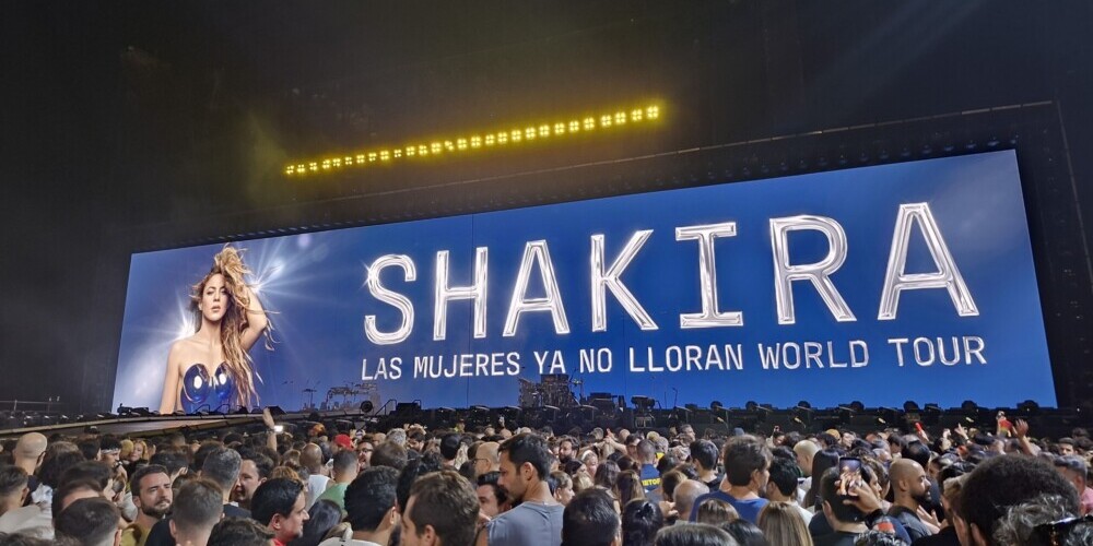 Como foi acompanhar o show da Shakira no espaço exclusivo do Santander