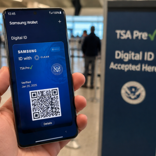 Passaporte digital Samsung chega à Wallet