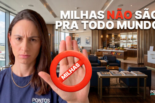 Tem vídeo novo no YouTube: Veja por que milhas não são para todo mundo