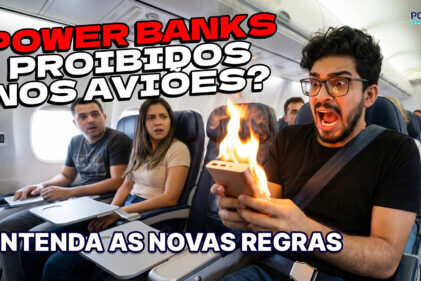 Tem vídeo novo no YouTube: Entenda as novas regras dos power banks nos aviões