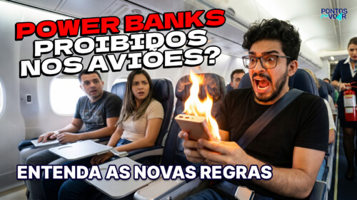 Tem vídeo novo no YouTube: Entenda as novas regras dos power banks nos aviões