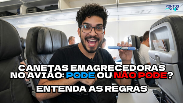 Tem vídeo novo no YouTube: regras para levar "canetas emagrecedoras" no avião