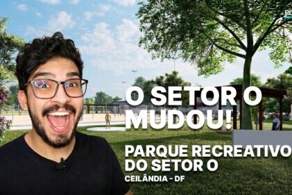 foto no parque recreativo do setor o ceilândia
