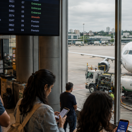 Combustível caro reduz voos e pressiona passagens aéreas no Brasil