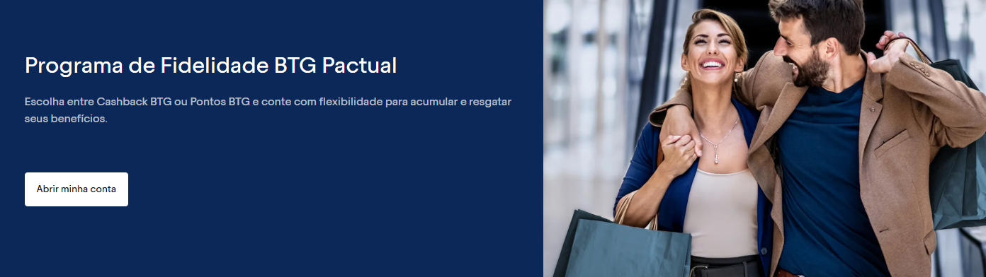 BTG Pactual libera compra de pontos direto no aplicativo e amplia benefícios