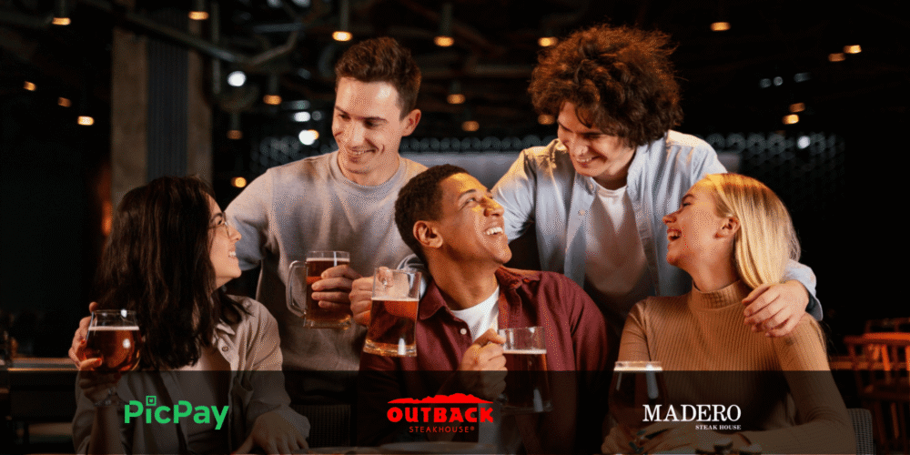 banner restaurante Só hoje! PicPay oferece 25% de cashback em gift cards do Outback e Madero