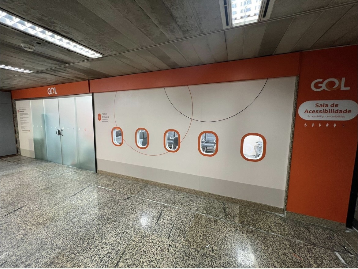 GOL inaugura espaço de acessibilidade no Aeroporto de Guarulhos