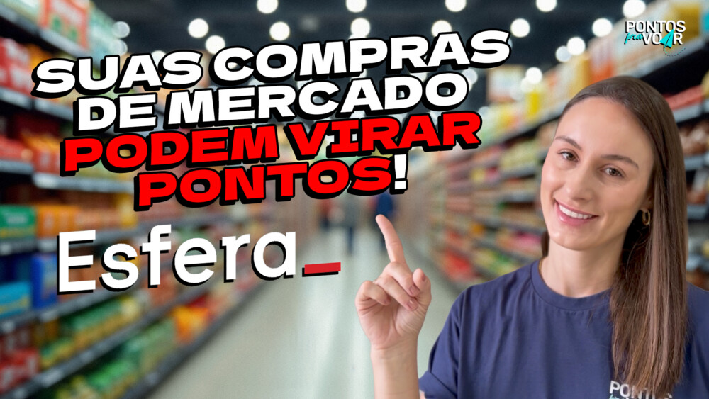 Tem vídeo novo no YouTube: suas compras do dia a dia podem virar pontos Esfera!