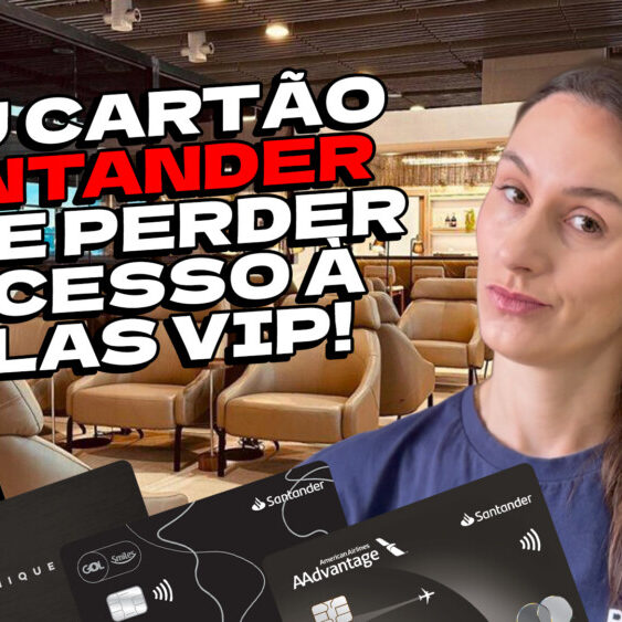 Tem vídeo novo no YouTube: nova meta de gastos nos cartões Santander para sala VIP