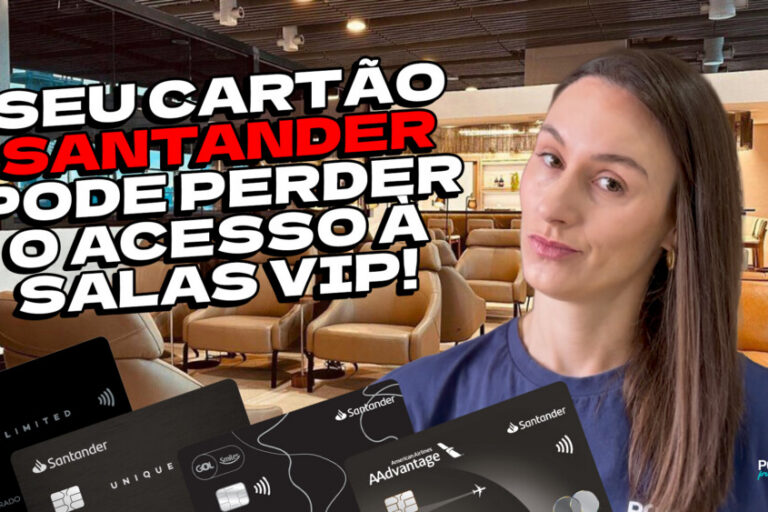Tem vídeo novo no YouTube: nova meta de gastos nos cartões Santander para sala VIP