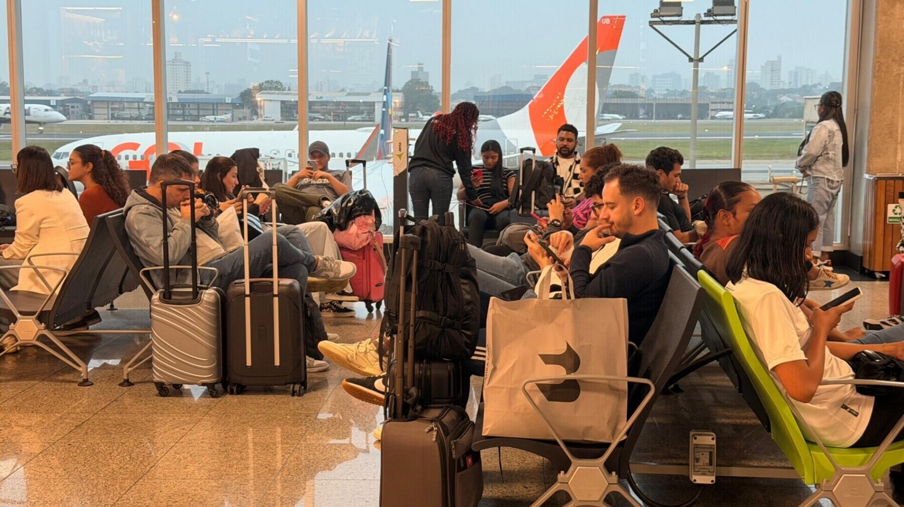 aviação brasileira bate recorde aeroporto de congonhas passageiros