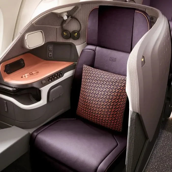 seleção de assento classe executiva singapore airlines
