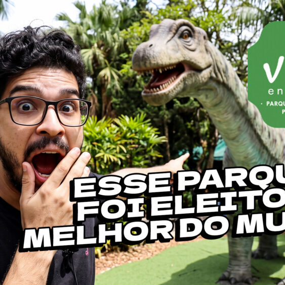 Tem vídeo novo no YouTube: parque de dinossauros no Brasil ganha prêmio mundial!