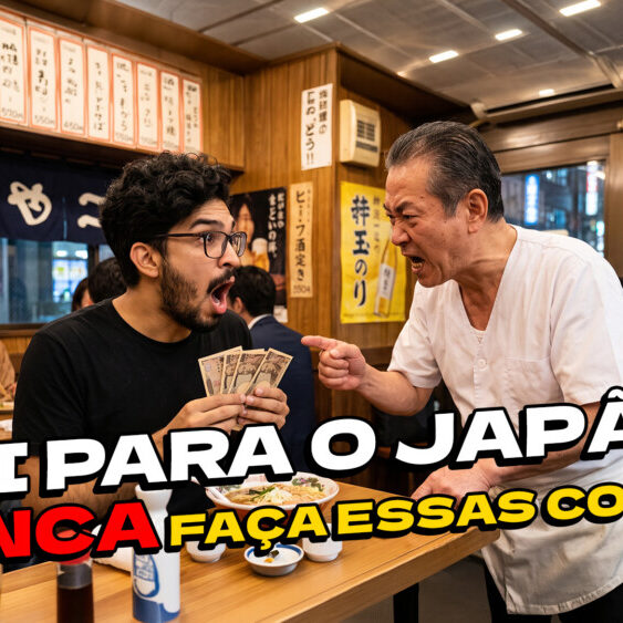 Tem vídeo novo no YouTube: 5 hábitos brasileiros que você deve evitar no Japão