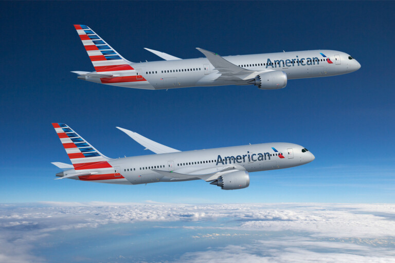 boeing 787 dreamliner american airlines chicago tóquio