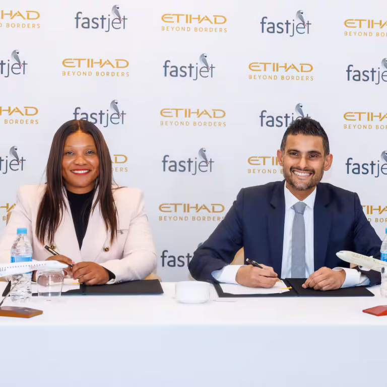 etihad fastjet zimbabwe