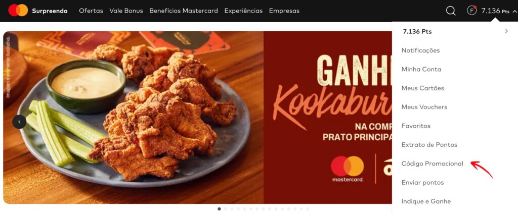 pontos mastercard surpreenda