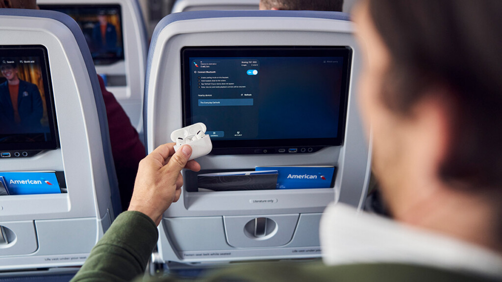 american airlines assentos premium telas de entretenimento de bordo american airlines